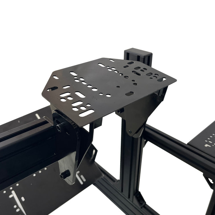 GTR Simulator PC & Racing Game Chair with Footrest in Black Wayfair